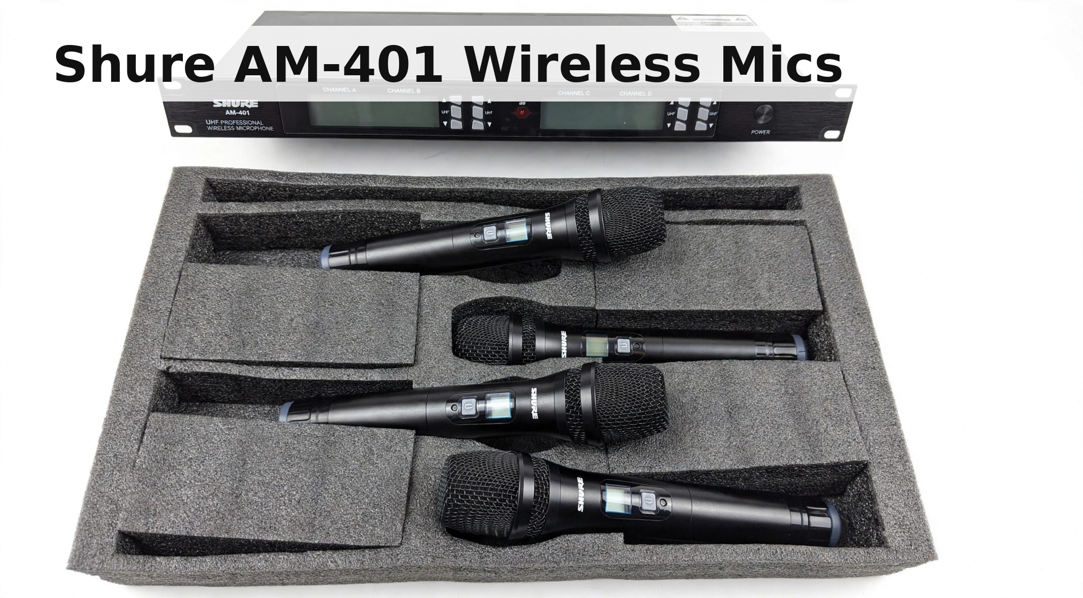Shure AM-401 UHF Professional Wireless Microphone System