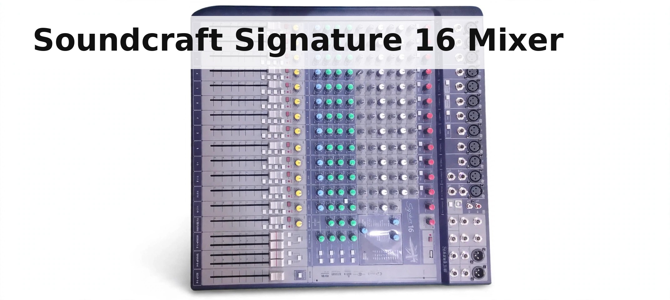 Soundcraft Signature 16-Channel Analog Mixer
