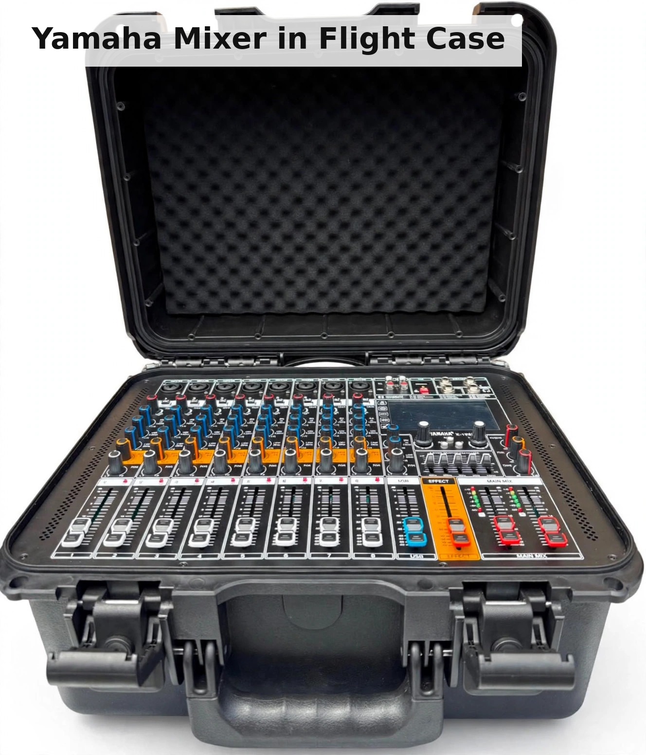 Yamaha MG12XU Mixer in Flight Case