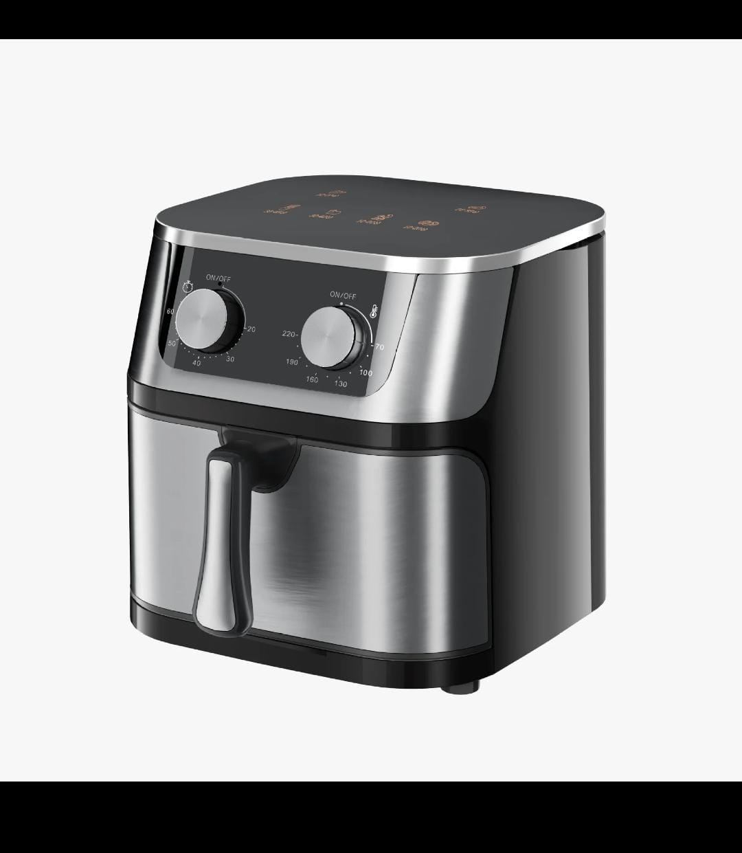 Stainless Steel Dual-Dial Air Fryer