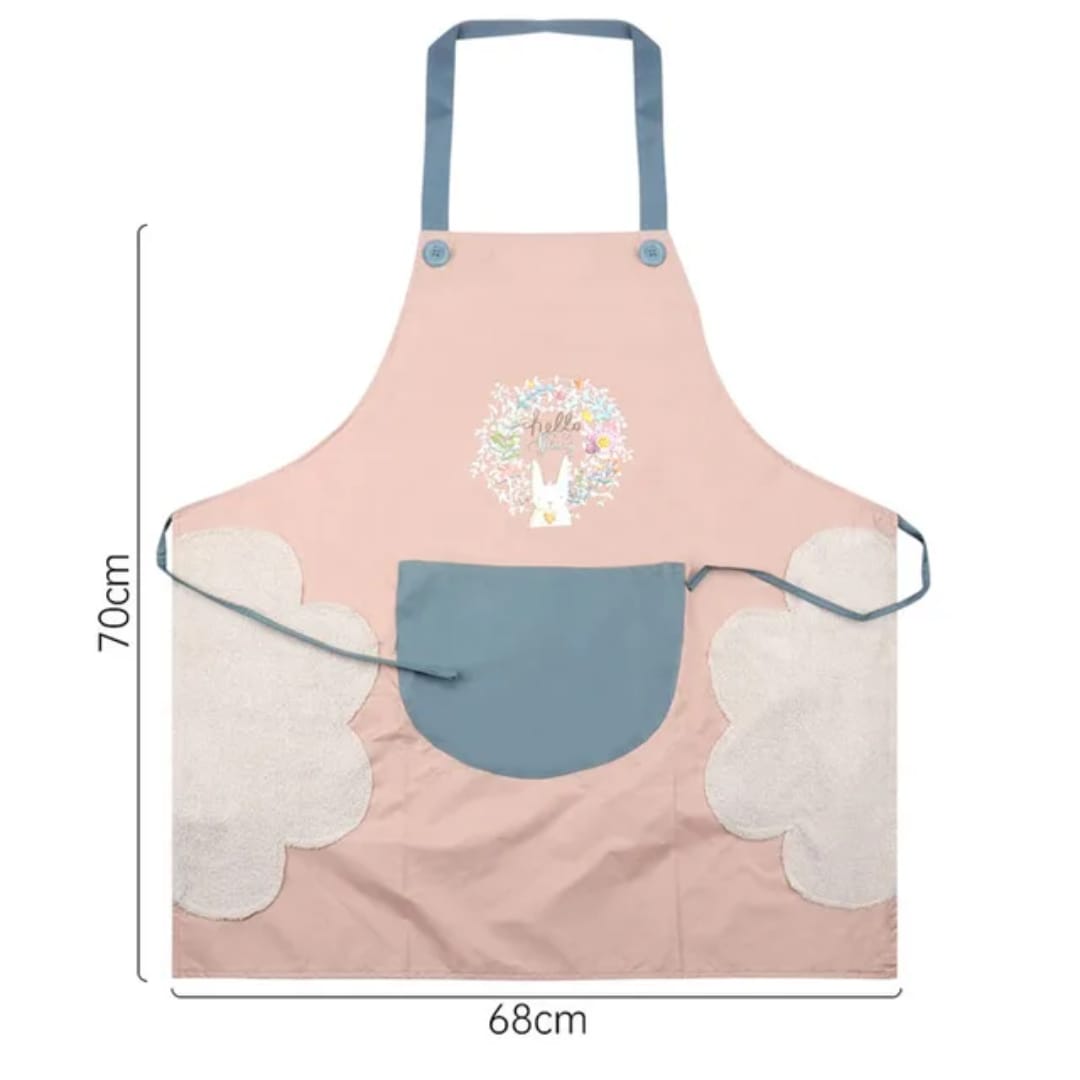 Waterproof Kitchen Apron with Bunny Design