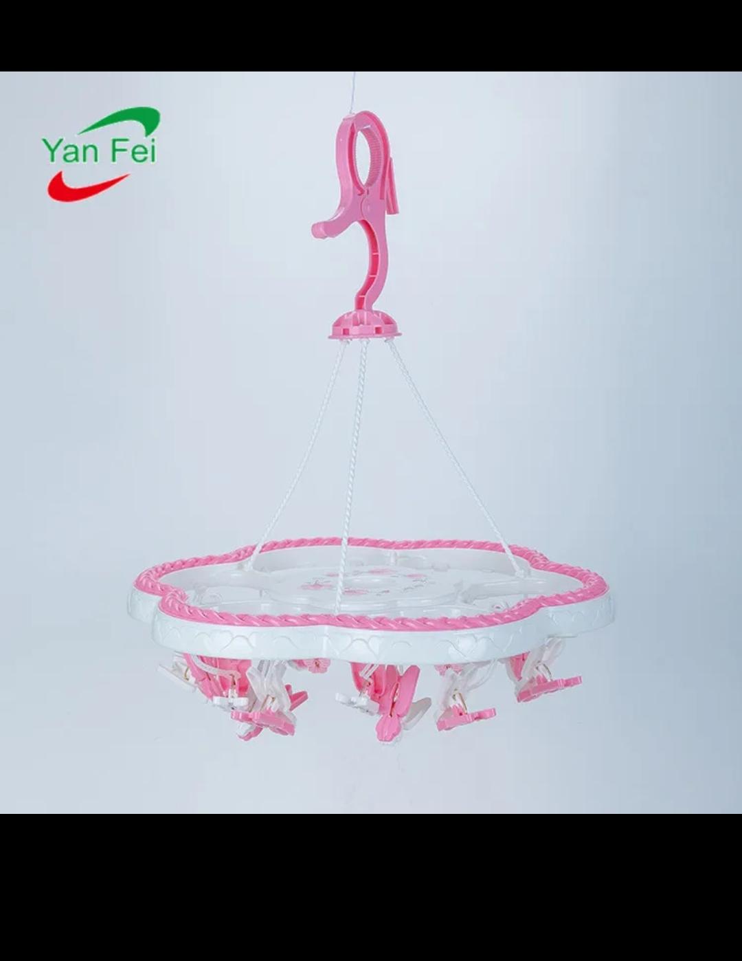 Yan Fei Hanging Laundry Drying Rack with Pegs