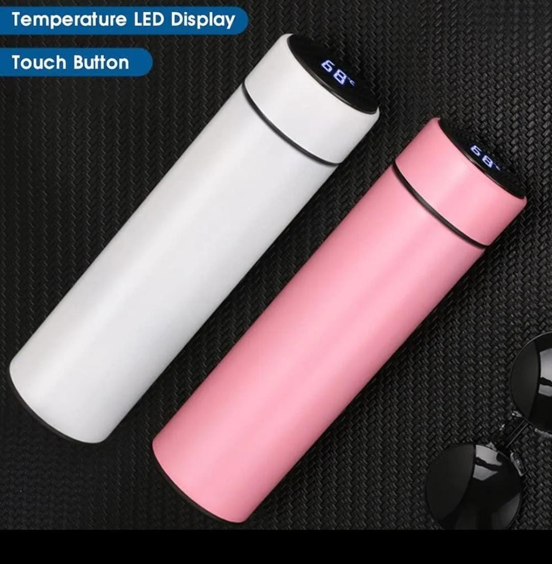 LED Temperature Display Vacuum Bottles (Pair)
