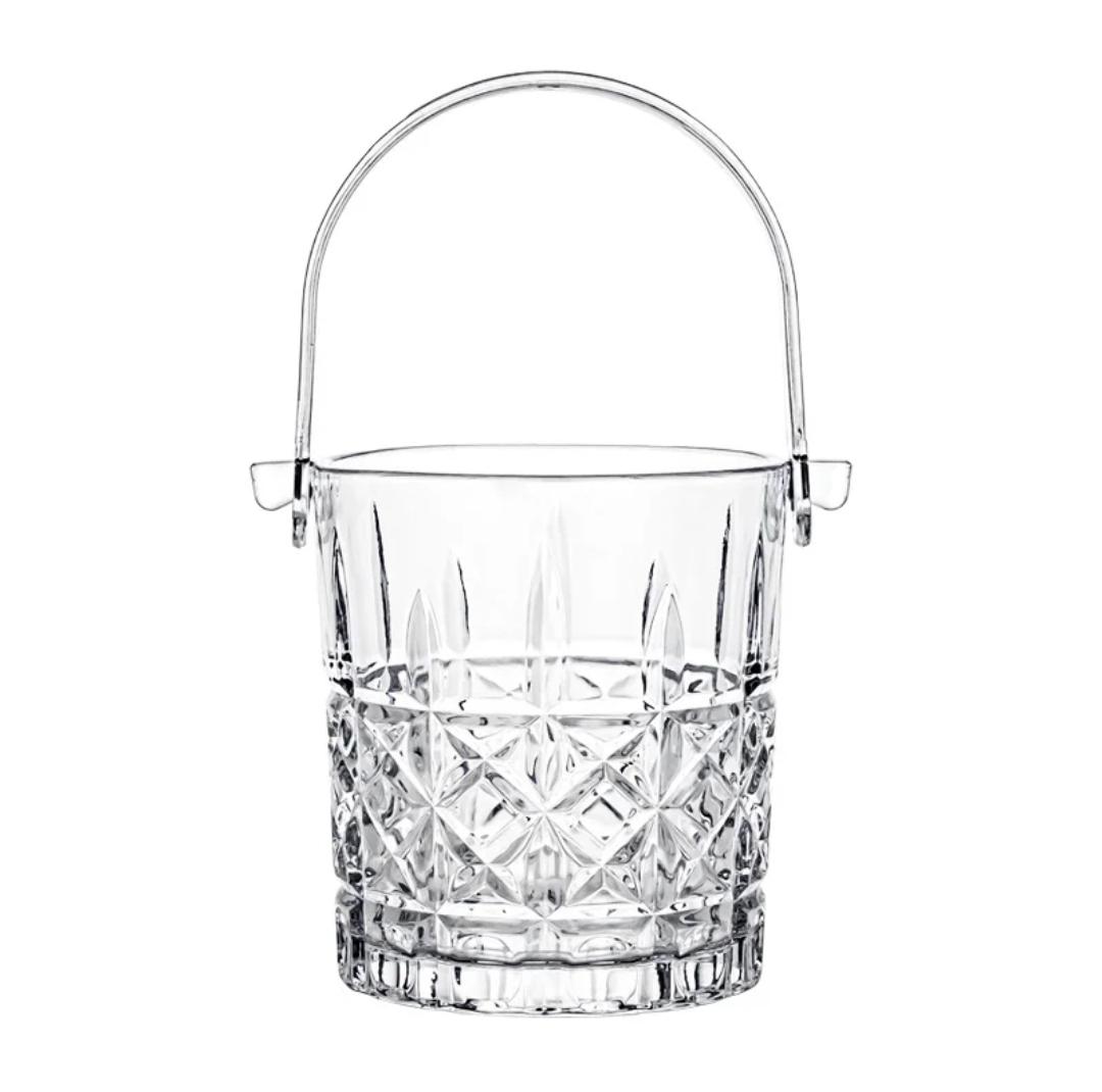 Glass Ice Bucket with Handle