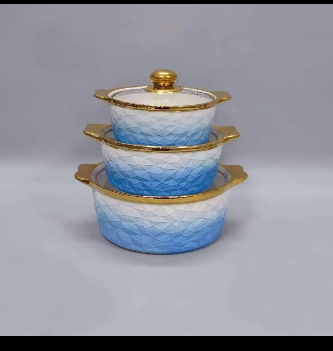 Blue Ombre Casserole Dish Set
