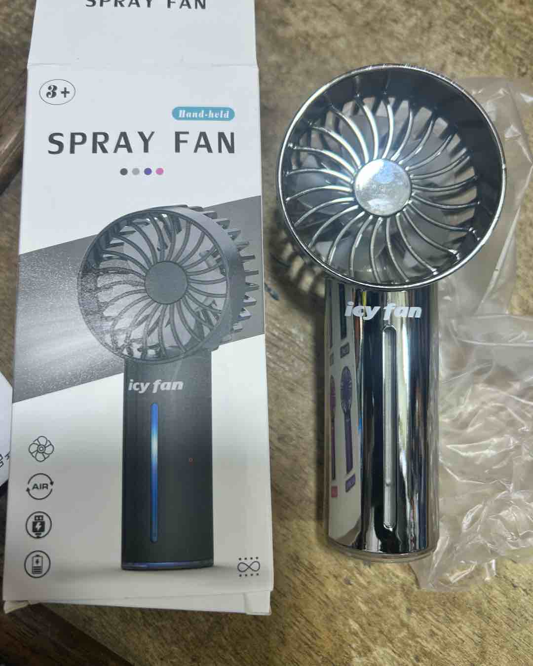 Icy Fan Handheld Spray Fan
