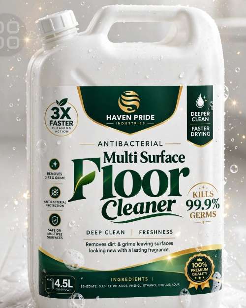 Haven Pride Antibacterial Multi-Surface Floor Cleaner, 4.5L