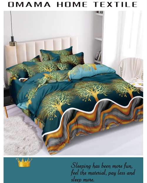 Cotton Bedsheet Set with Pillow Cases