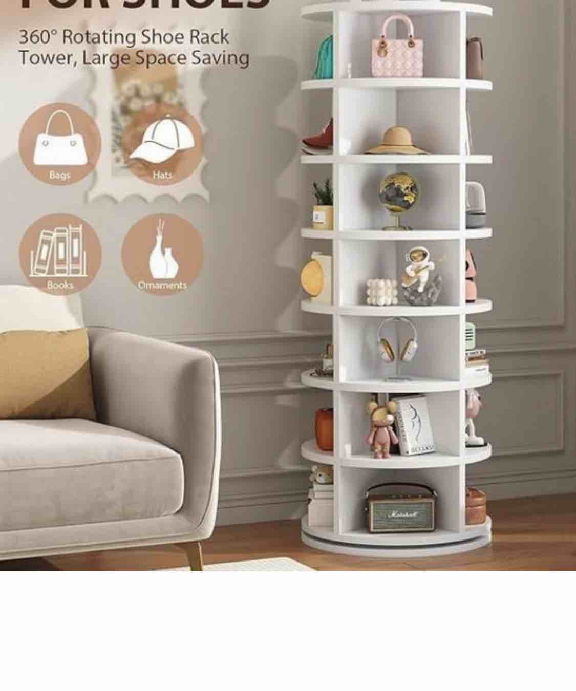 7-Tier Rotating Storage Rack