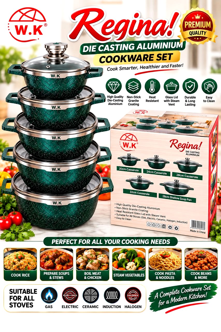 Regina W.K. Die-Cast Aluminum Cookware Set