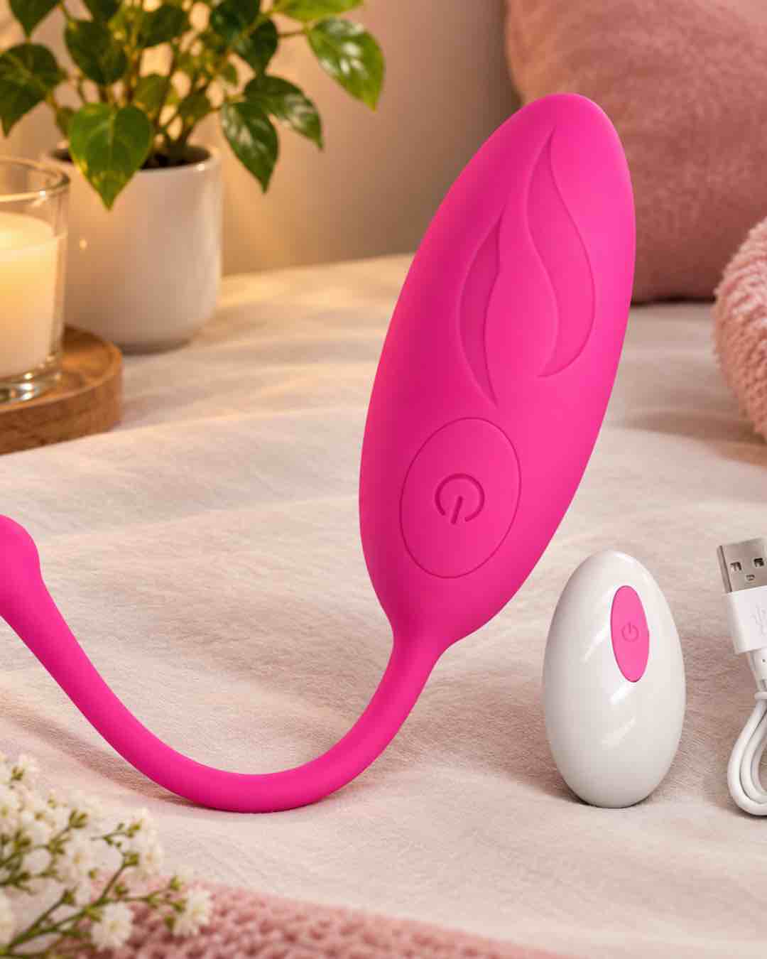 Pink Remote Vibrator