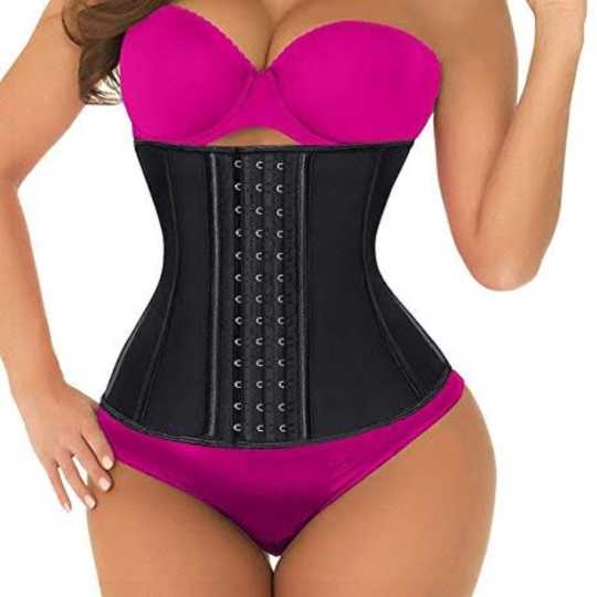 Kim K Latext 9 Steel Bones Waist Trainer