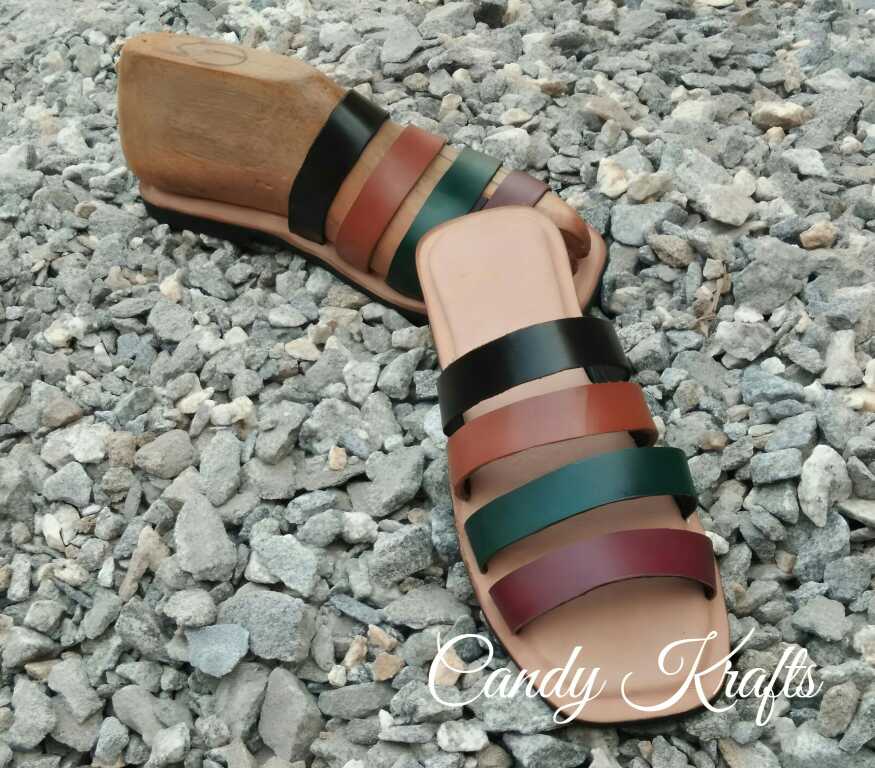 Multi colored female slides 