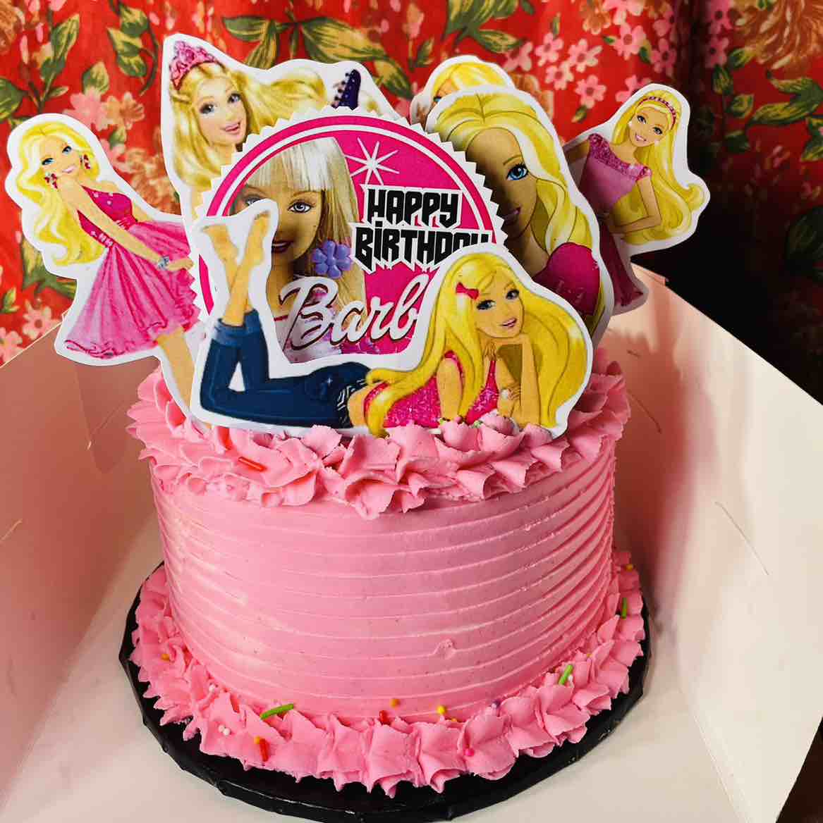 Our Barbie cake 