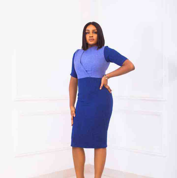 Two toned dress