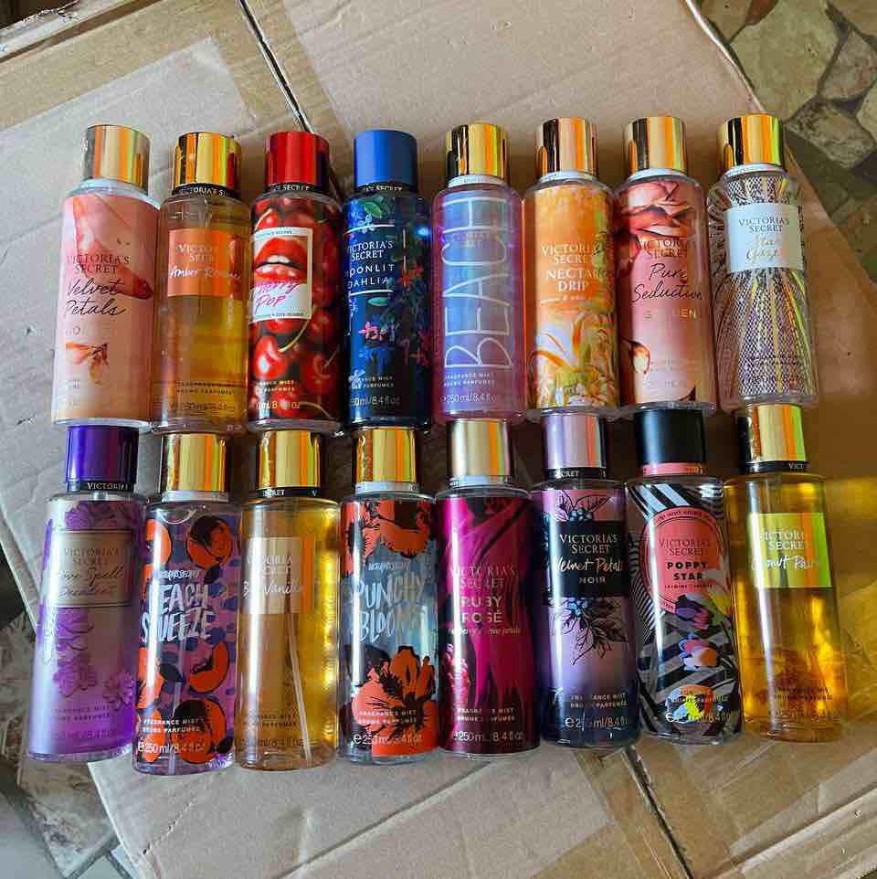 Victoria secet body mists 