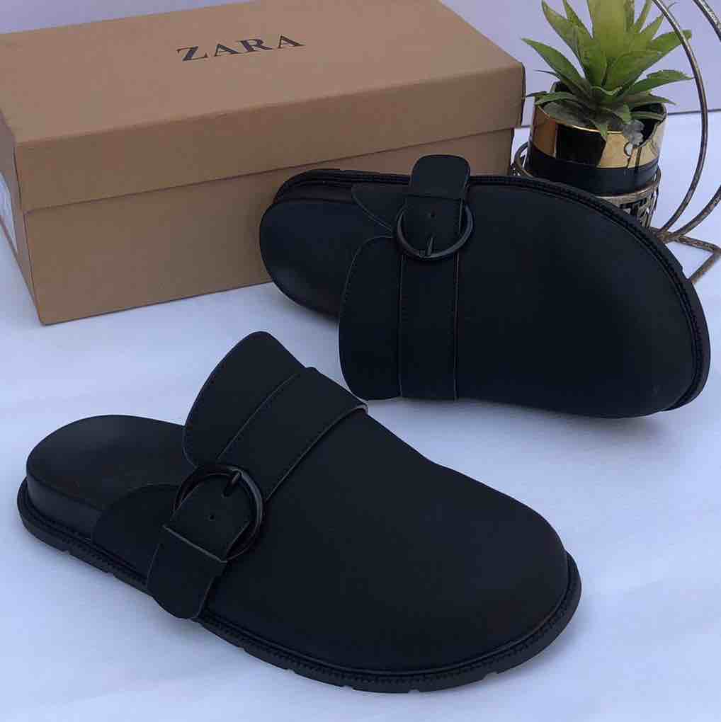 Zara comfy designer half shoe