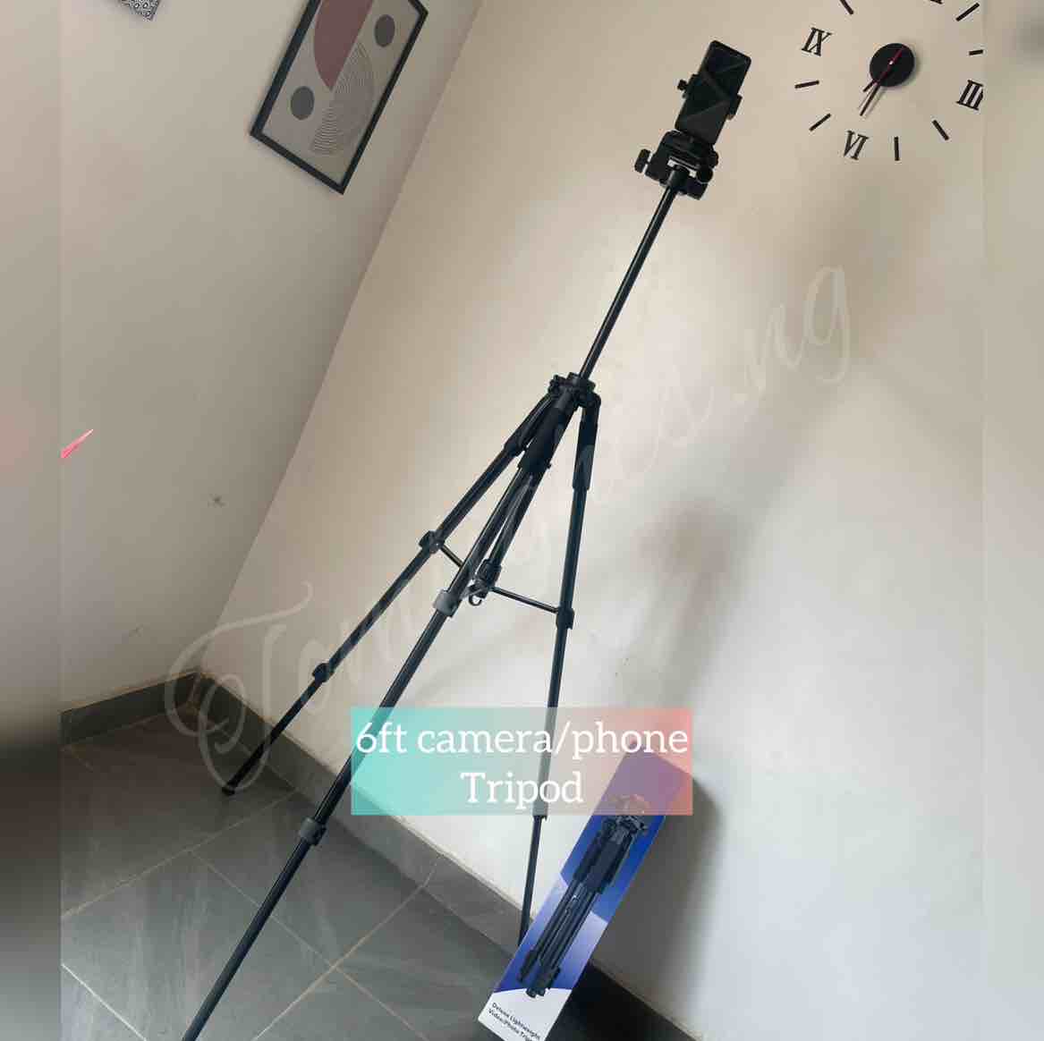 6ft camera/phone tripod stand