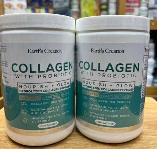 Earth Creations Collagen with Probiotics