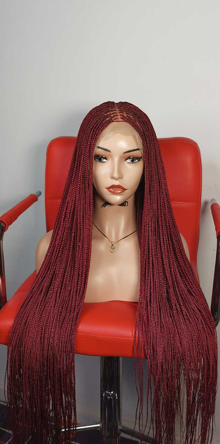 Burgundy braids (Wig Yeye)❤️