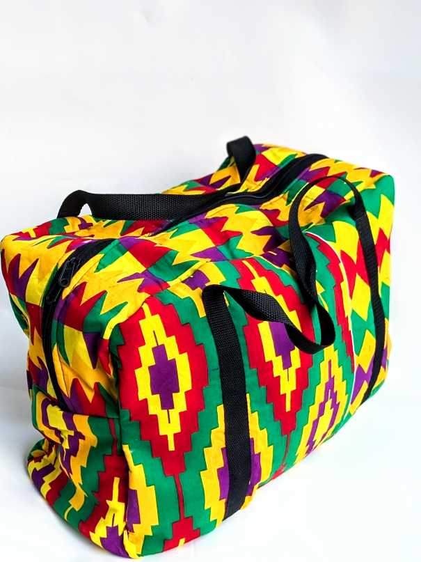 kente duffel bag 