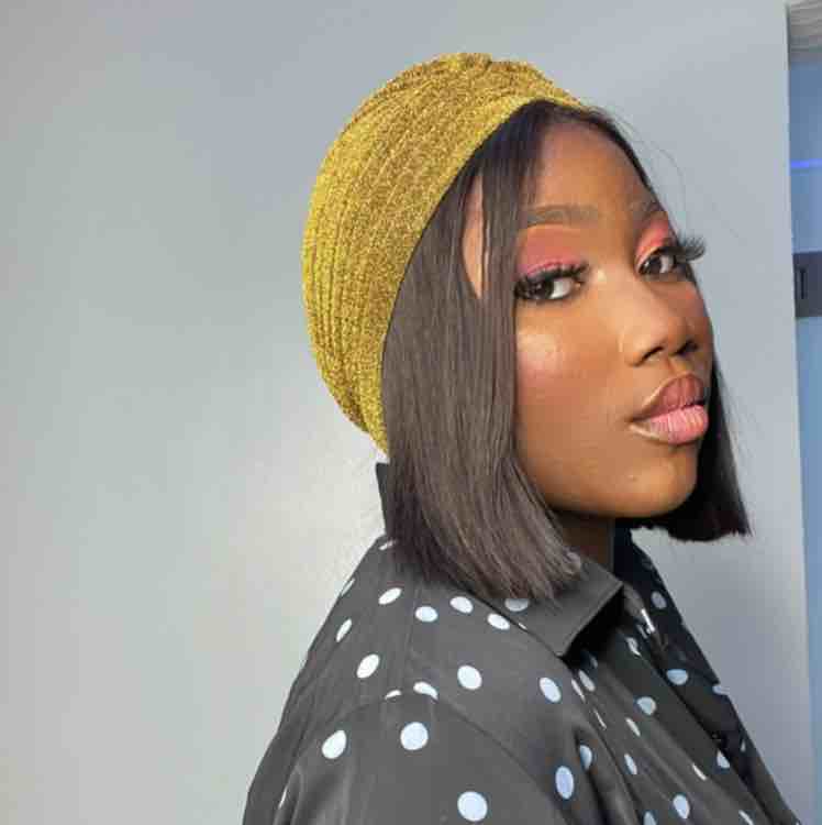 The Glittery Turban Cap 