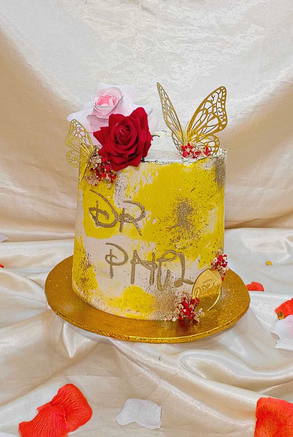 7" midi buttercream cake 