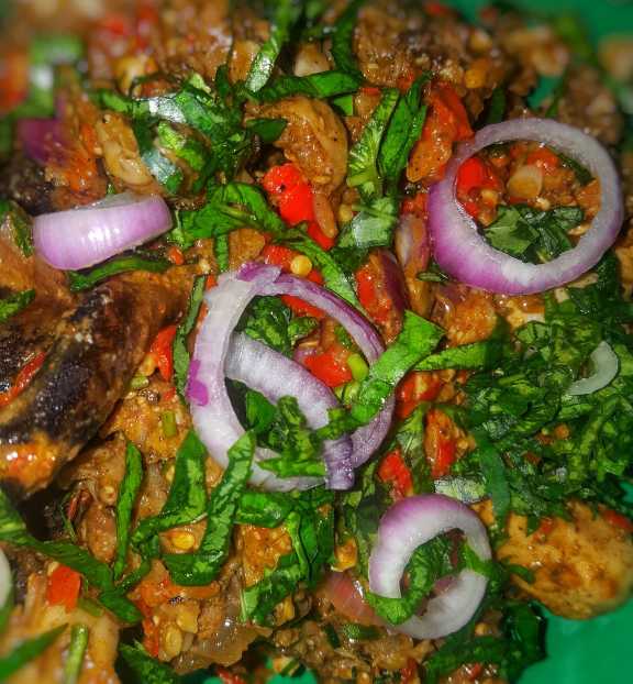 Peppered meat 