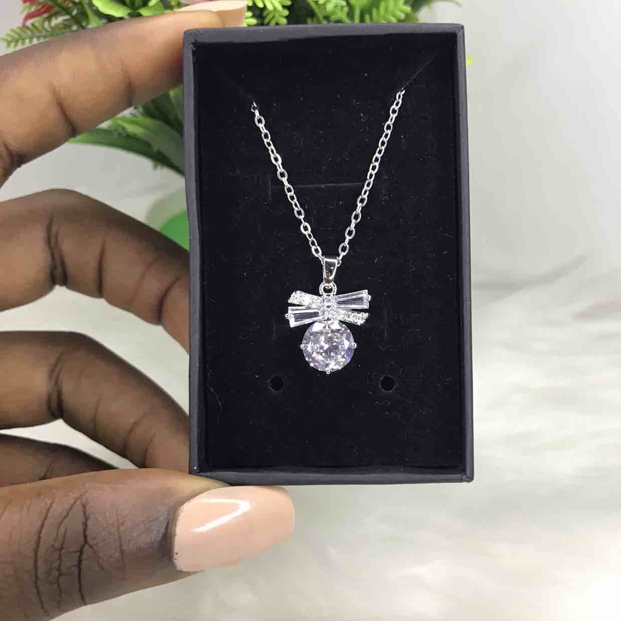 Silver necklace 