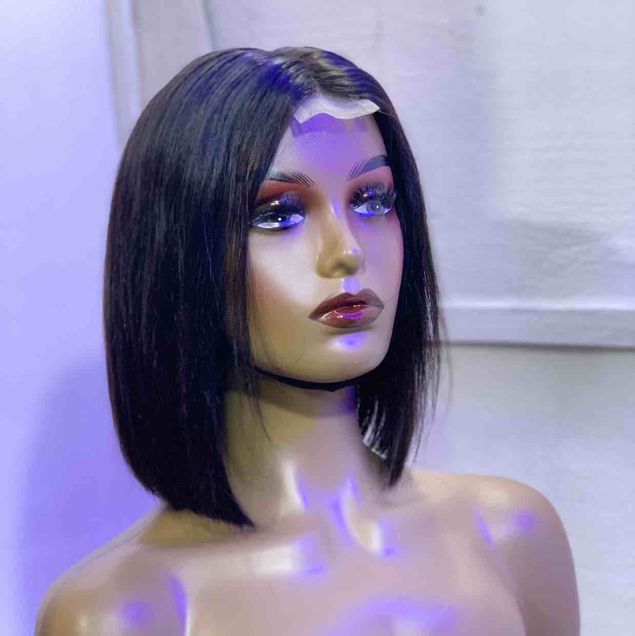 Human hair bob