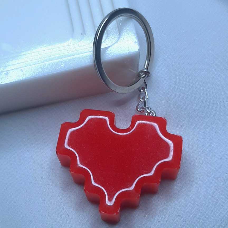 Heart keychain