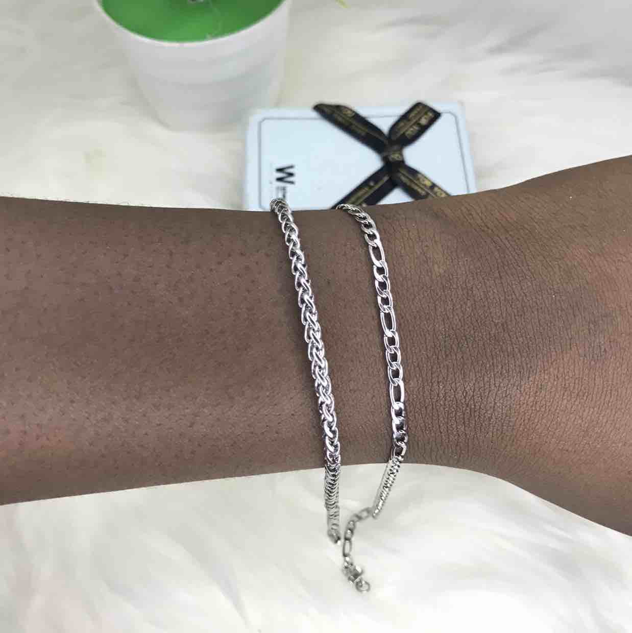 Silver bracelets