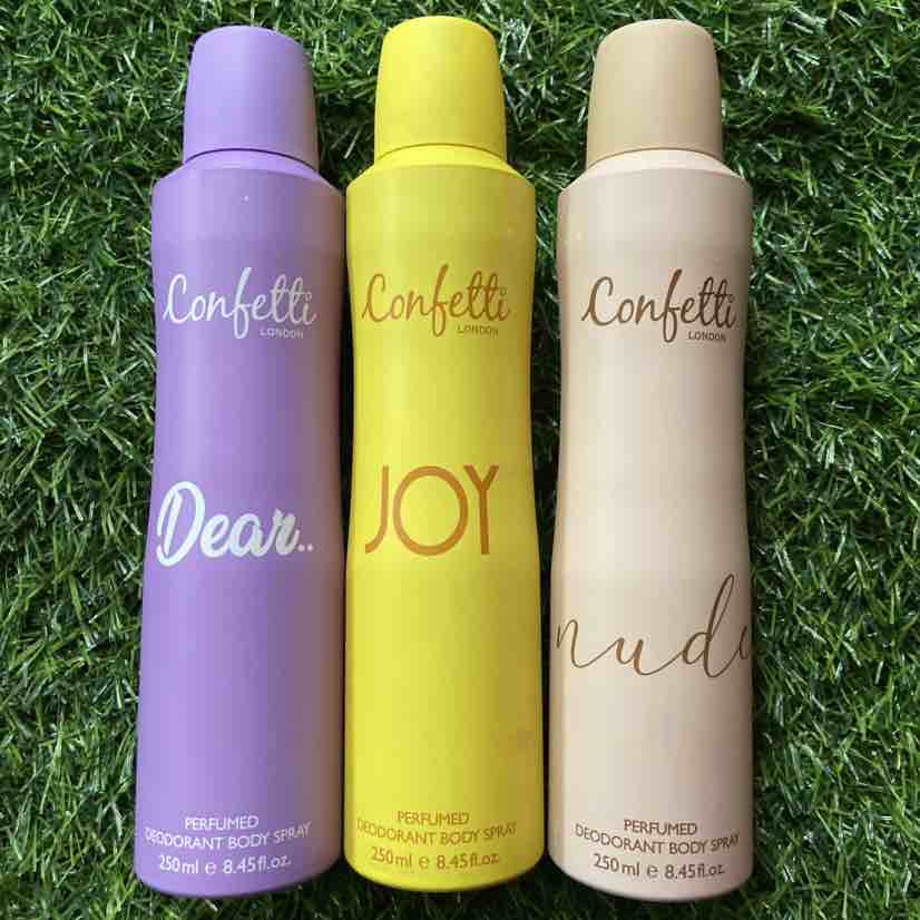 Confetti Body Sprays