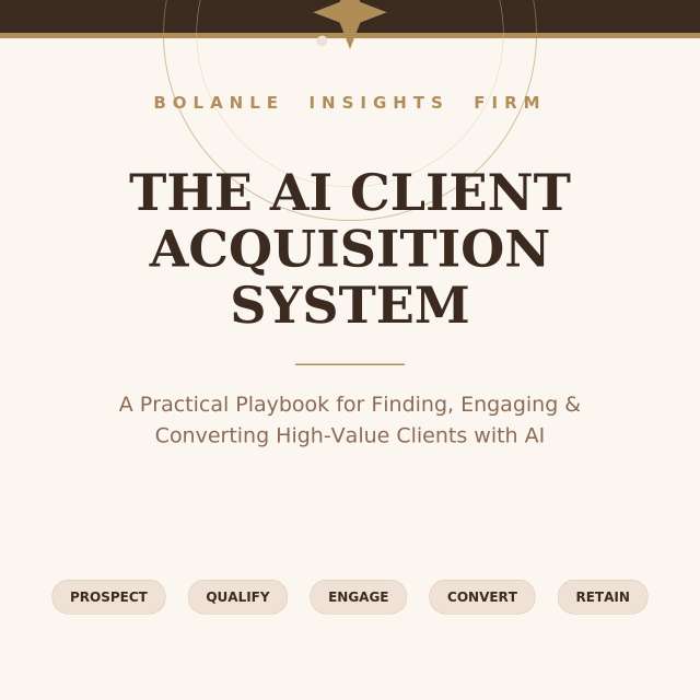 Ai client acquisition system