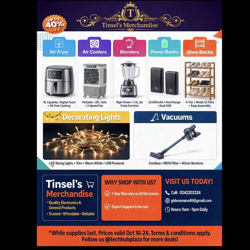 Tinsel's merchandise