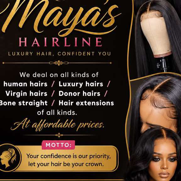 Maya hair line