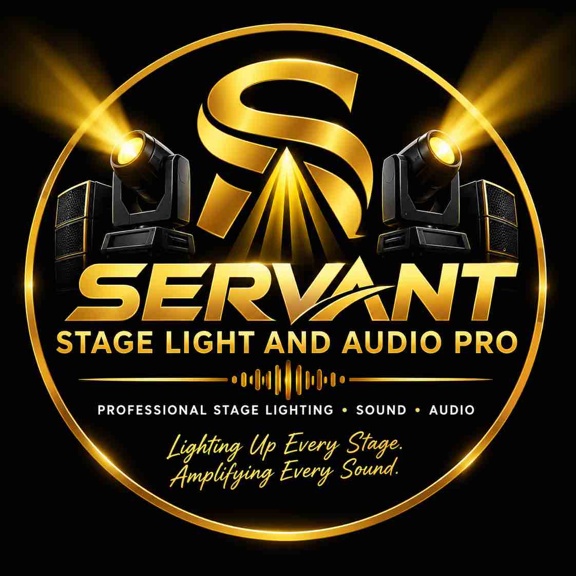 Servant Stage Light ana Audio Pro