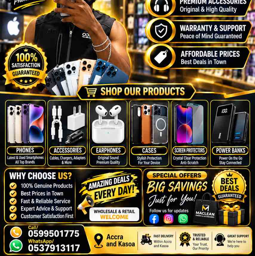 MACLEAN PHONES AND ACCESSORIES 